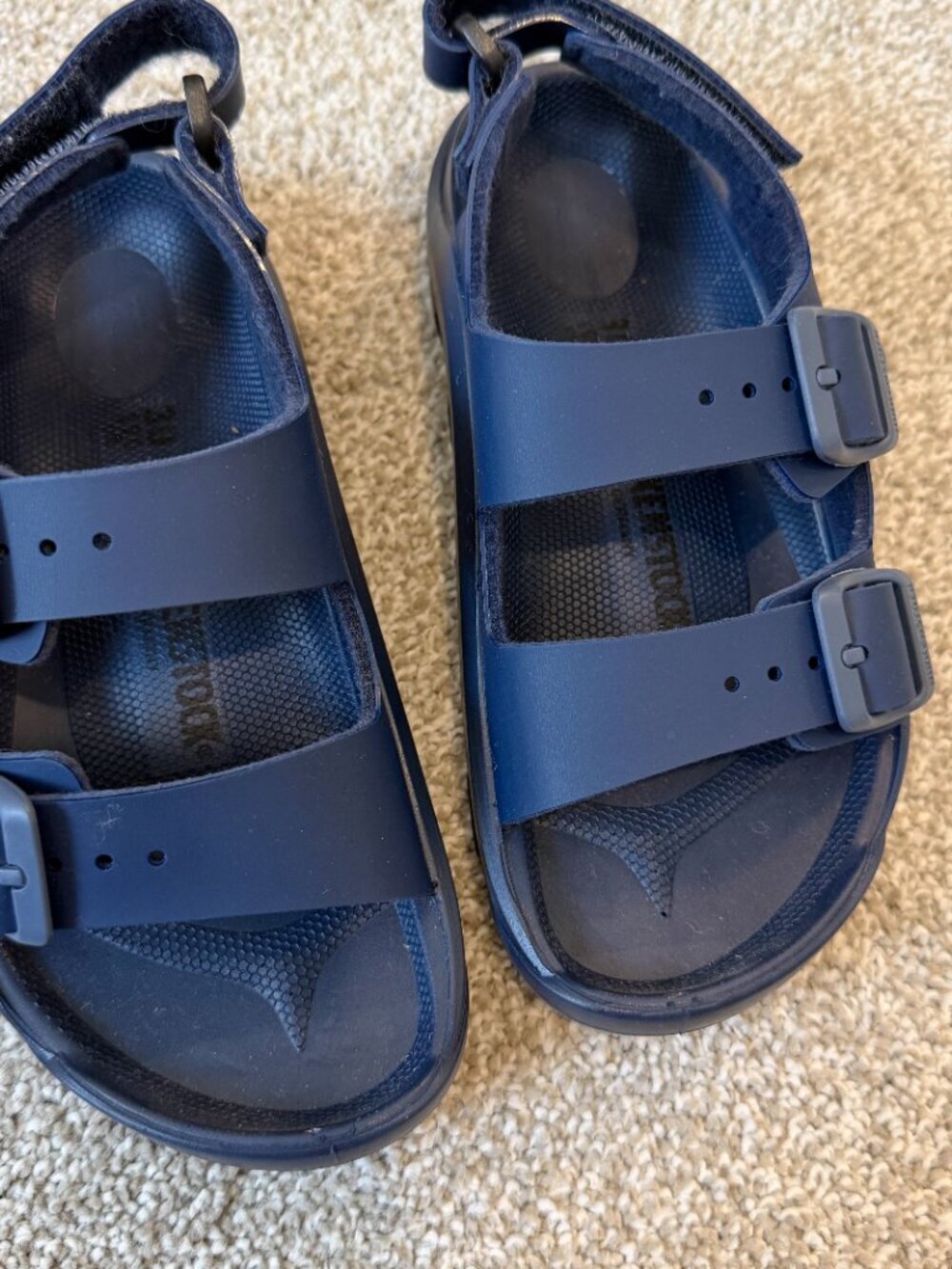 Birkenstock Kids Milano EVA Navy Waterproof Sandals EU 30 US Little Kid 12 - Picture 4 of 4